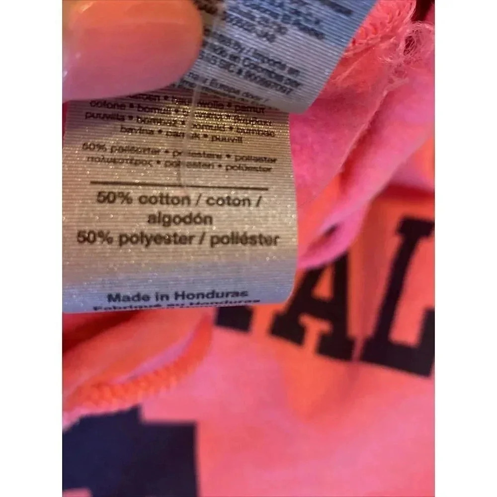 New Buffalo Michigan Beach Duty Adult Small Pink Pullover Hoodie Pocket - Picture 6 of 6